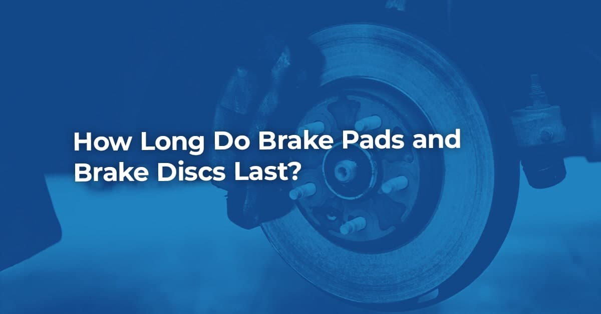 The article title over the brake discs, in a blue overlay.