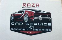 Raza car service and accident repair Logo