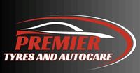 Premier Tyres & Autocare. Logo